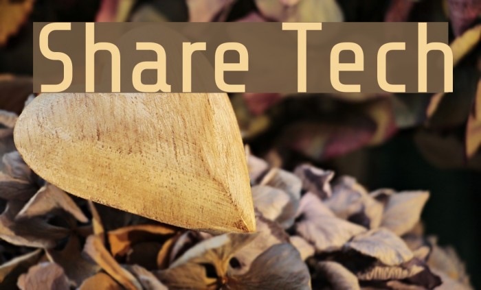 Share Tech Font examples