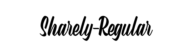 Sharely-Regular  フリーフォントのダウンロード