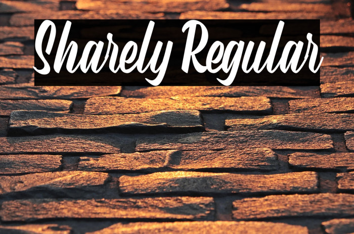 Sharely Regular Example 1