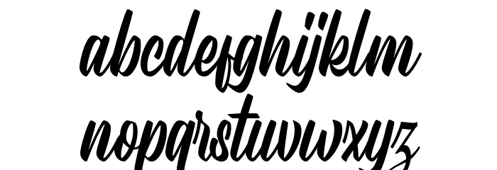 Sharely Regular Font LOWERCASE