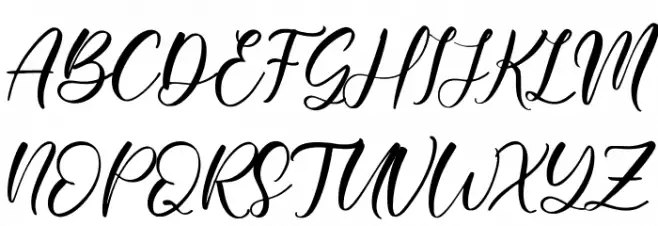 Sharila Schriftart Groß