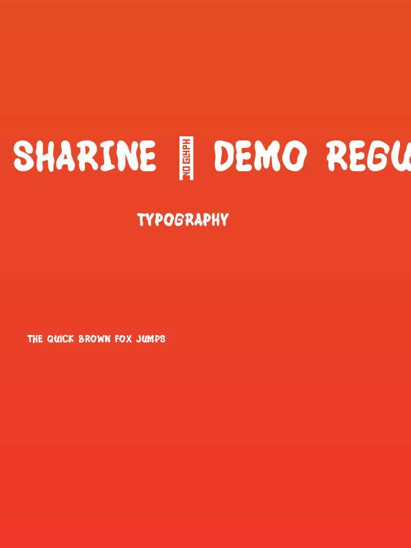 Sharine - DEMO Regular Poster
