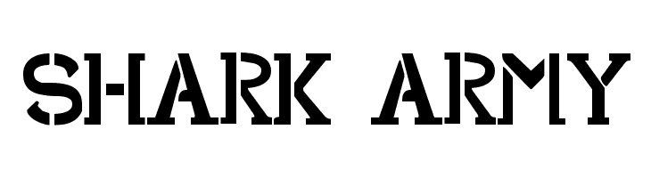 Shark Army  Fuentes Gratis Descargar