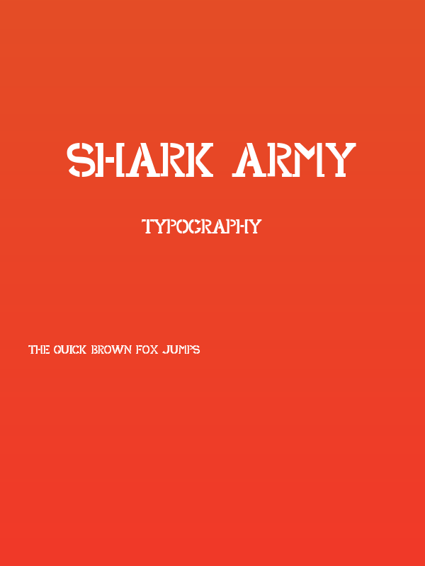 Shark Army Poster