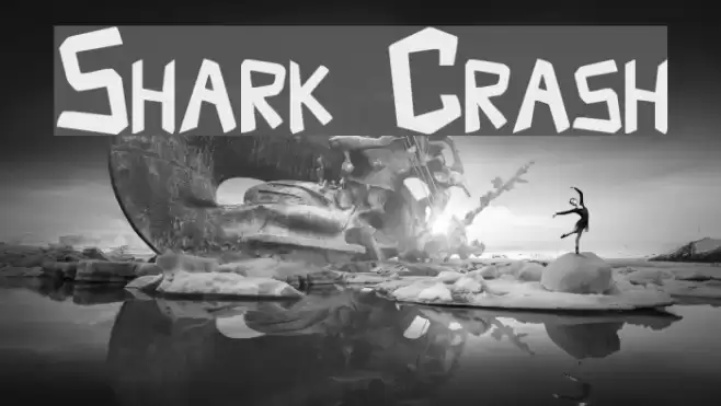 Shark Crash Font examples