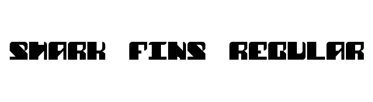 Shark Fins Regular  font caratteri gratis