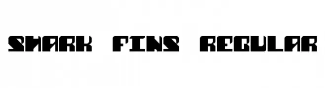 Shark Fins Regular  フリーフォントのダウンロード