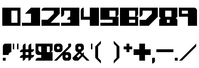 Shark Fins Regular Font OTHER CHARS