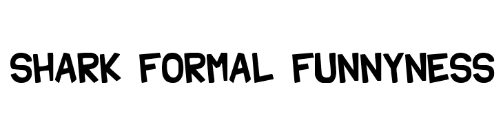 Shark Formal Funnyness Font