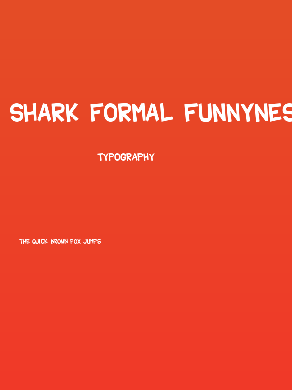 Shark Formal Funnyness Poster
