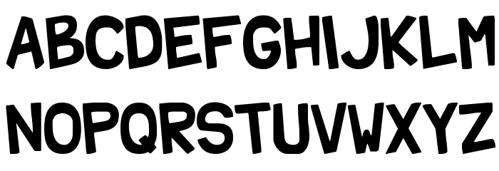 Shark Formal Funnyness Font LOWERCASE