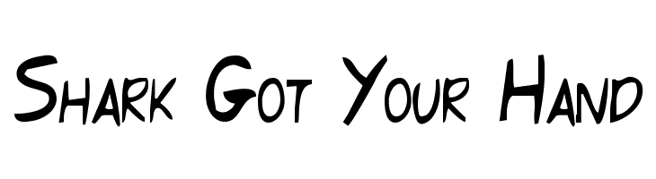 Shark Got Your Hand  font caratteri gratis