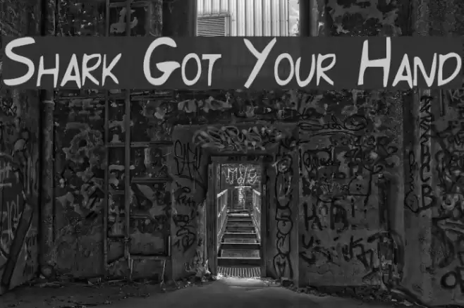 Shark Got Your Hand Font examples