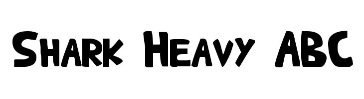 Shark Heavy ABC Font