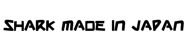 Shark Made In Japan  font caratteri gratis