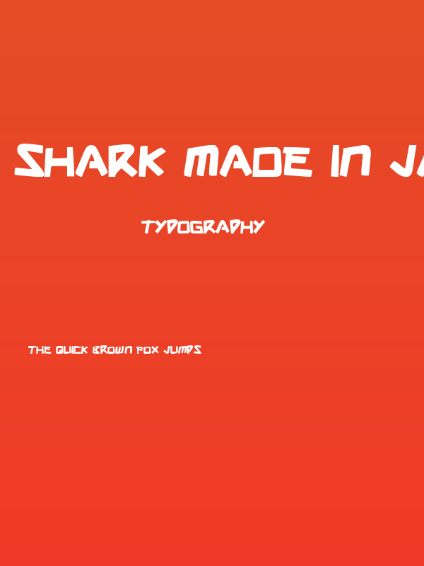 Shark Made In Japan Poster