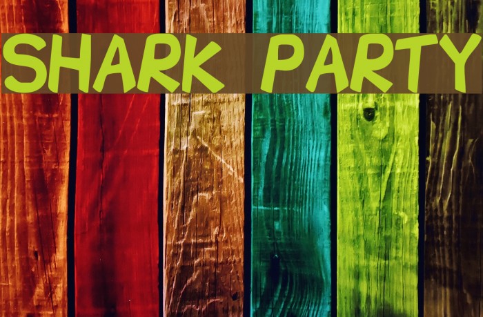 Shark Party Font examples