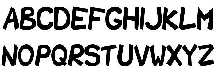 Shark Party Font LOWERCASE