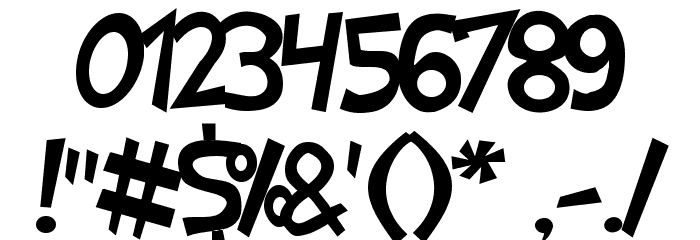 Shark Random Funnyness Font OTHER CHARS