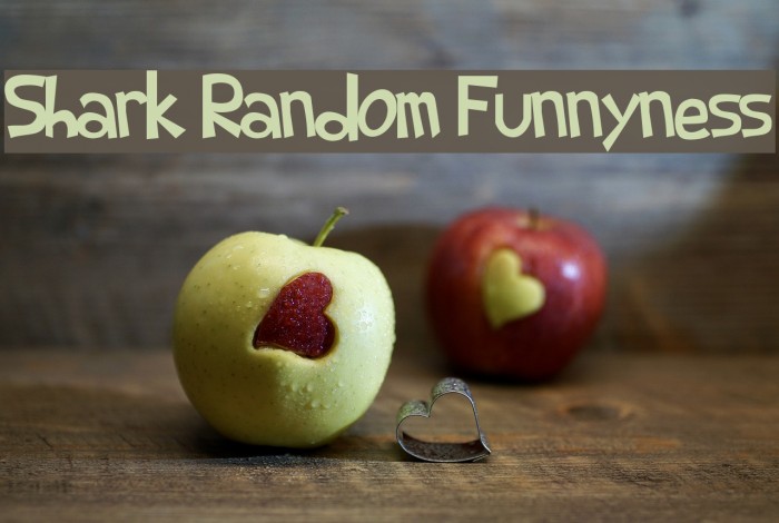 Shark Random Funnyness Font examples