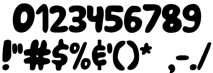 Shark Soft Bites Font OTHER CHARS