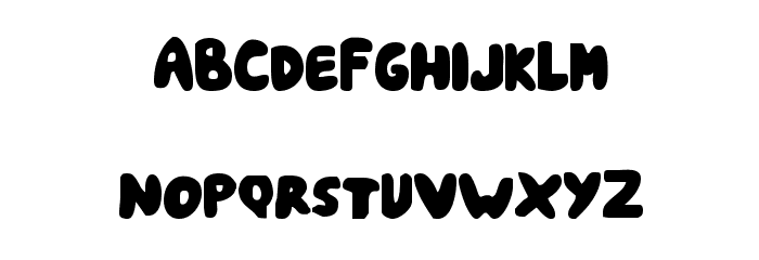 Shark Soft Bites Font LOWERCASE