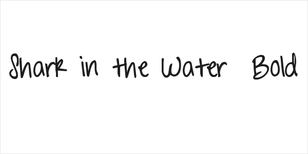 Shark in the Water  Bold Logo