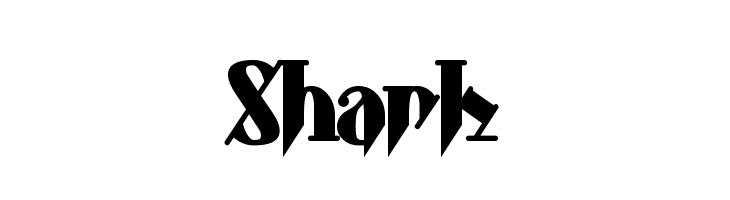 shark font
