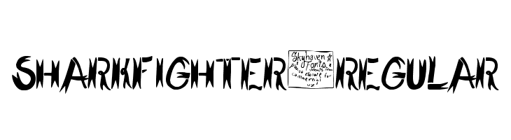 SharkFighter-Regular  免费字体下载