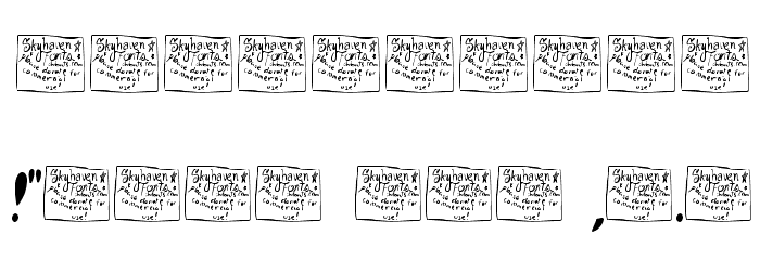 SharkFighter-Regular Font OTHER CHARS