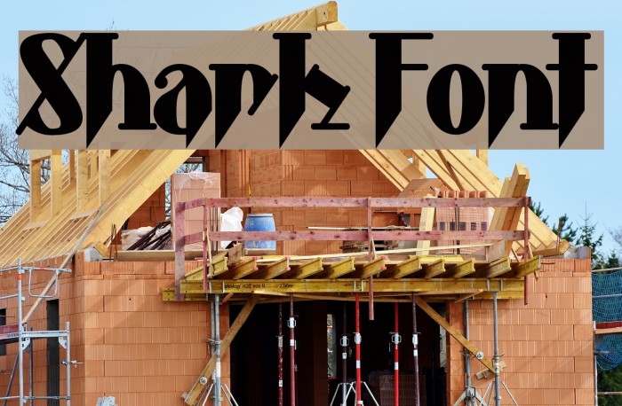 Shark Font examples