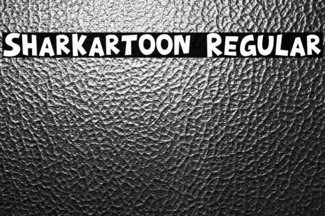 Sharkartoon Regular フォント examples
