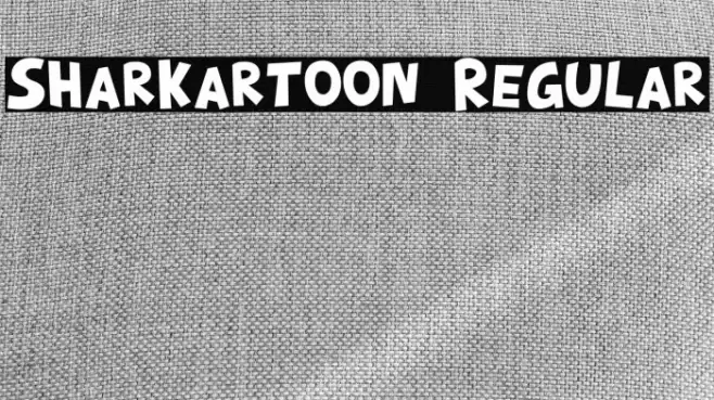 Sharkartoon Regular フォント examples