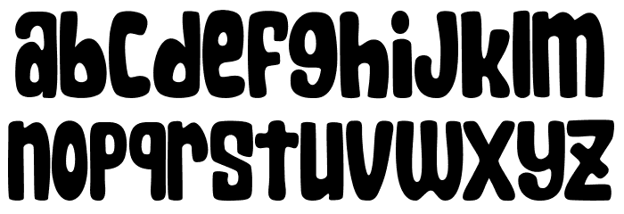 Sharkbit demo Font LOWERCASE