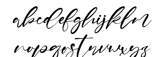 Sharkey Font LOWERCASE