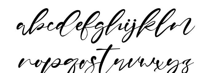 Sharkey Font LOWERCASE