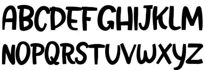 Sharkido Font UPPERCASE