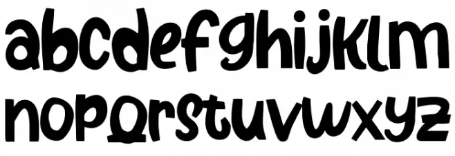 Sharkido Font LOWERCASE