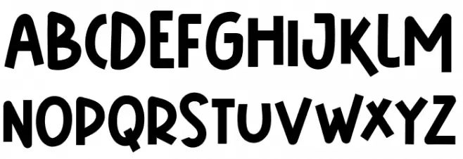 Sharkines Demo Font Litere mari