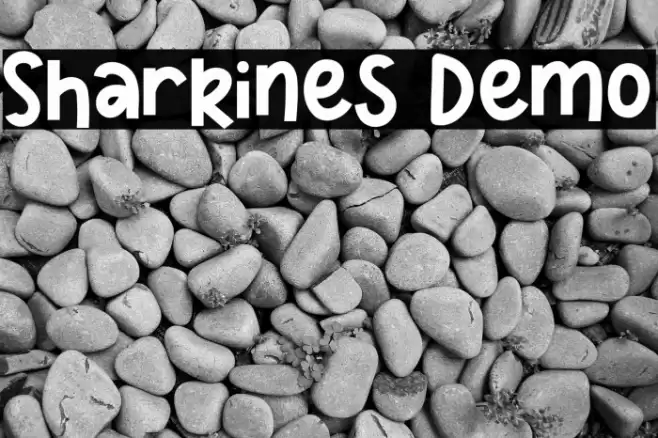 Sharkines Demo Font examples
