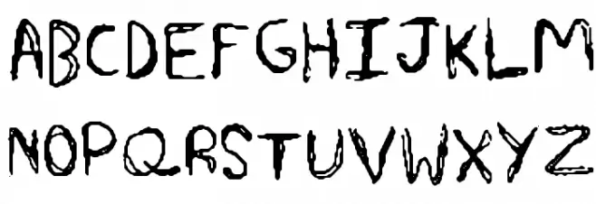 Sharkscribble Polices MAJUSCULES