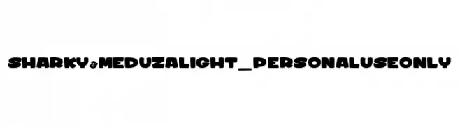 Sharky & Meduza Light_PersonalUseOnly  font caratteri gratis