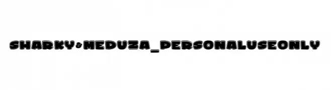 Sharky&Meduza_PersonalUseOnly  font caratteri gratis