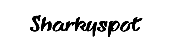 Sharkyspot  Скачать бесплатные шрифты