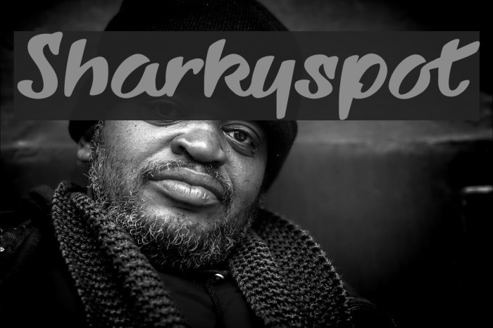 Sharkyspot Font examples