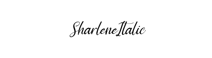 Sharlene Italic  Frei Schriftart Herunterladen