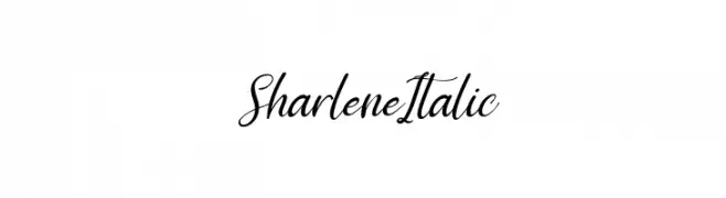 Sharlene Italic  नि: शुल्क फ़ॉन्ट्स डाउनलोड