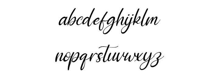 Sharlene Italic Font LOWERCASE