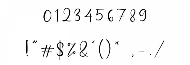 Sharlene Font OTHER CHARS