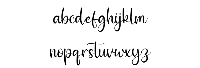 Sharlene Font LOWERCASE